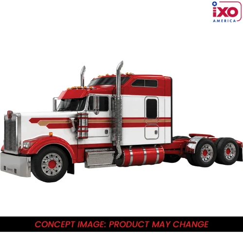 IXO - Pre-order, deposit only - 1:64 1990 Kenworth W900 - Red and Gold stripe