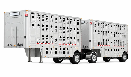 Pre-Oder - DCP Wilson Livestock Pup Trailer Set
