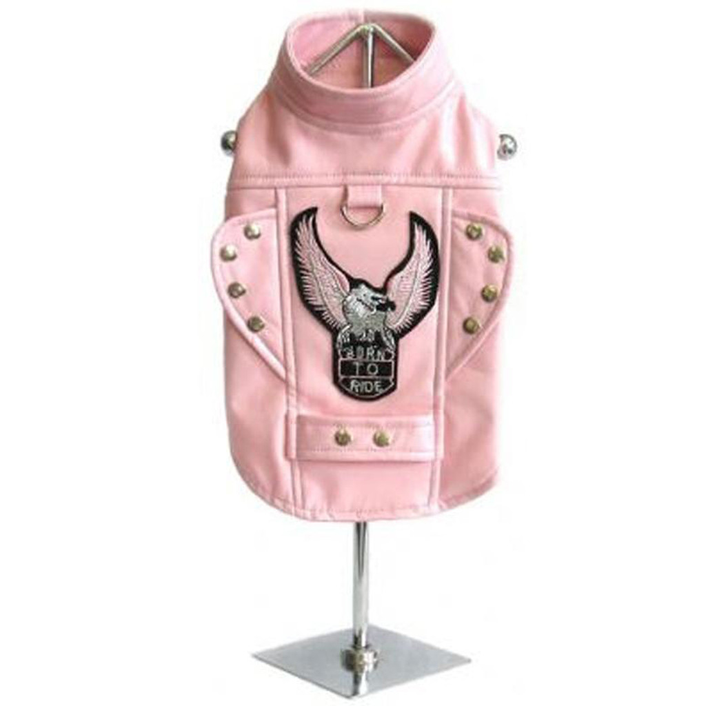 Born To Ride Motorcycle Harness Jacket - Pink