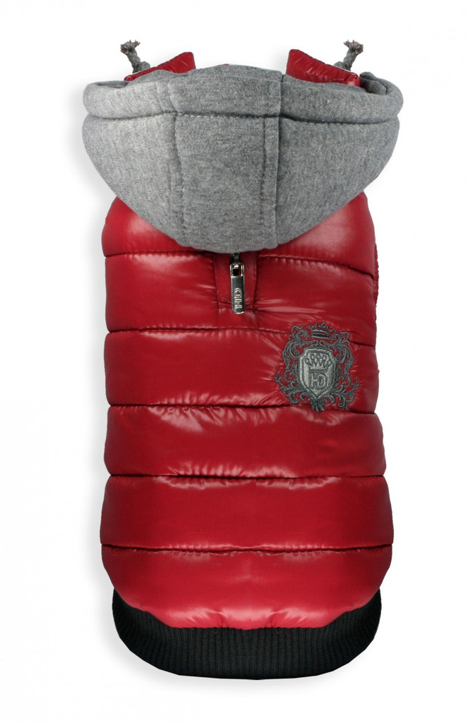 Sporty Puffer Vest - Red