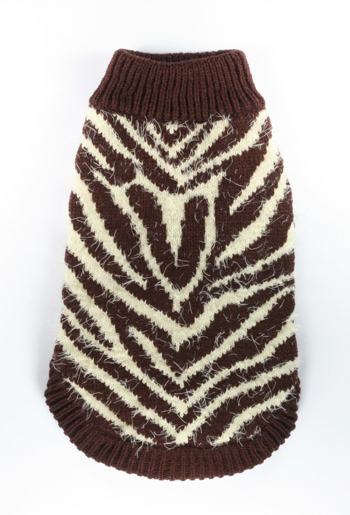 FeatherSoft Zebra Sweater