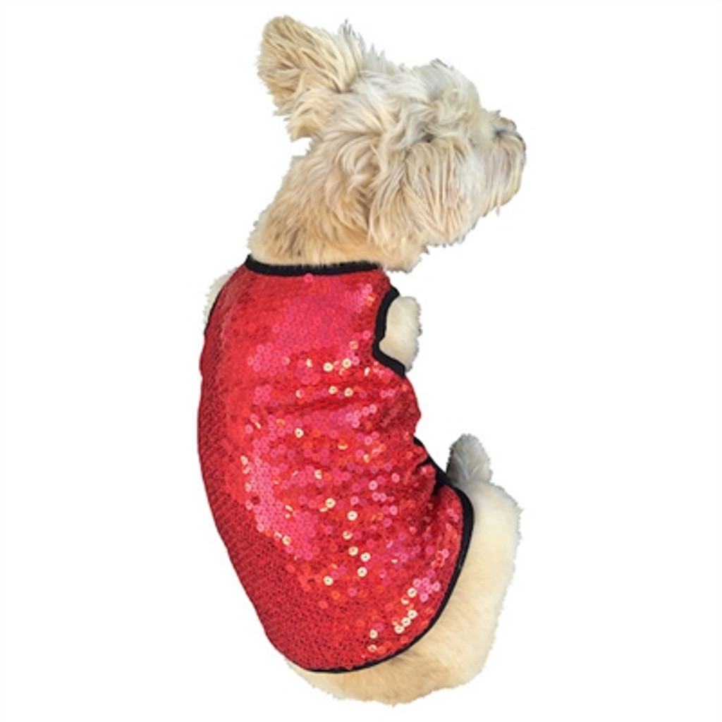 Vixen Red Sequin Tank