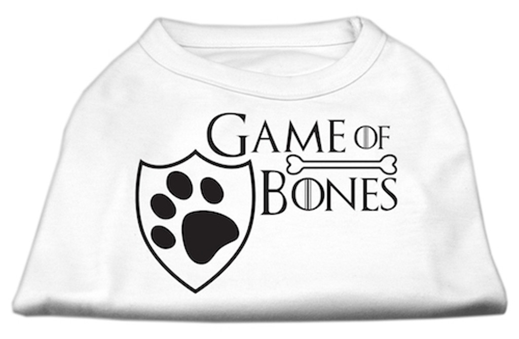 Game of Bones Screen Print Dog Shirt