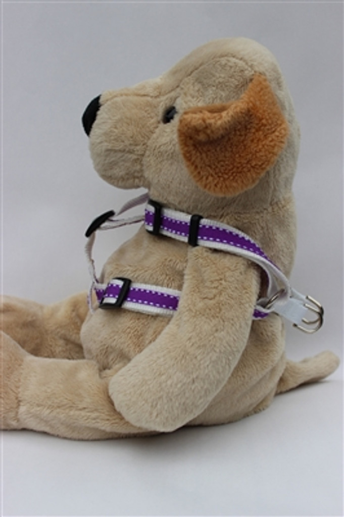 Preppy in Purple Collection - Step In Harnesses All Metal Buckles