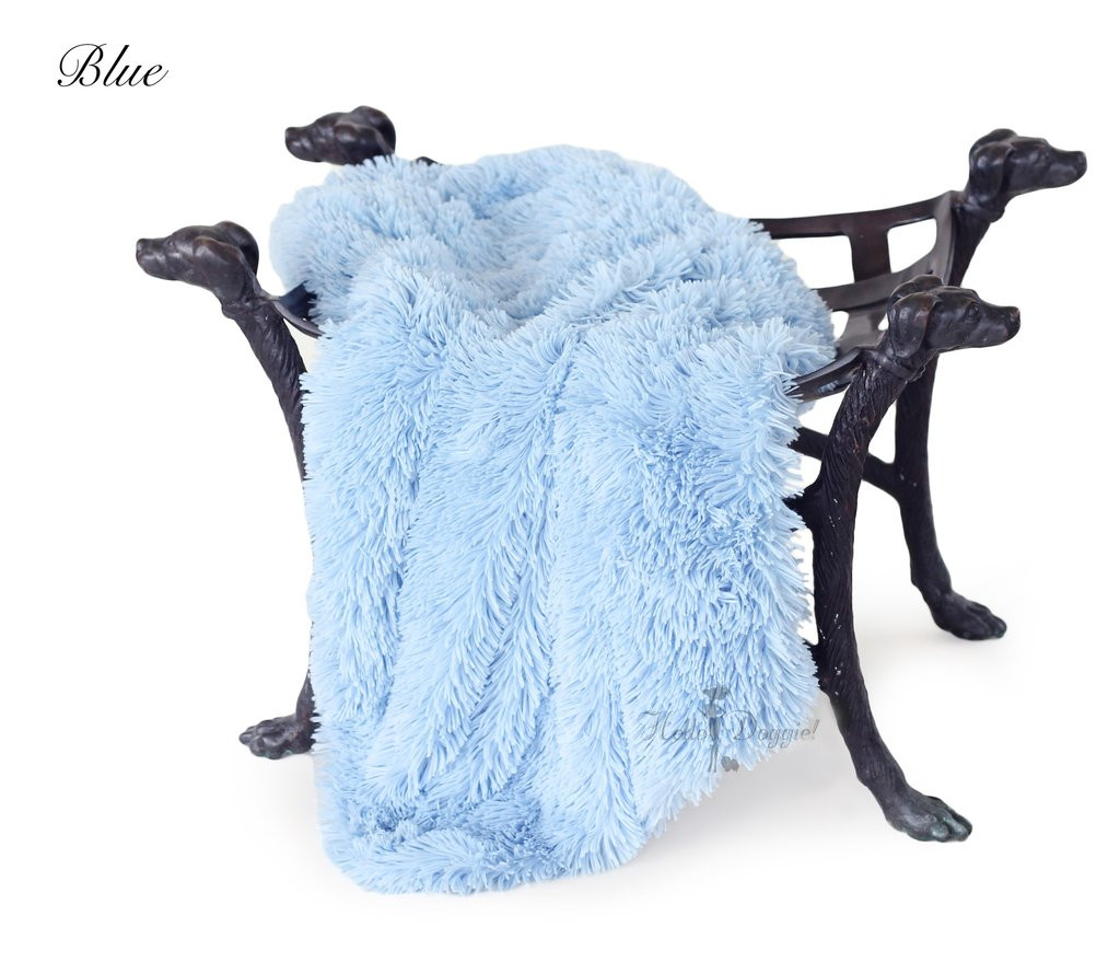 Luxury Shag Blankets - Blue