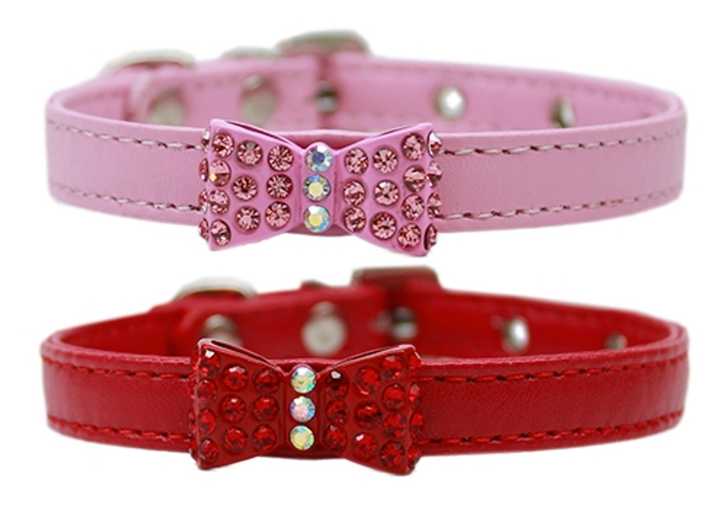 Bow-dacious Crystal Collars