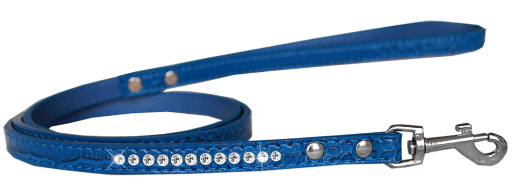 Clear Jewel Croc Leash - 4 FT