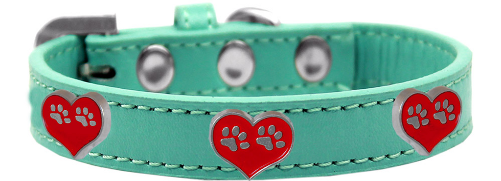 Paw Heart Widget Dog Collar