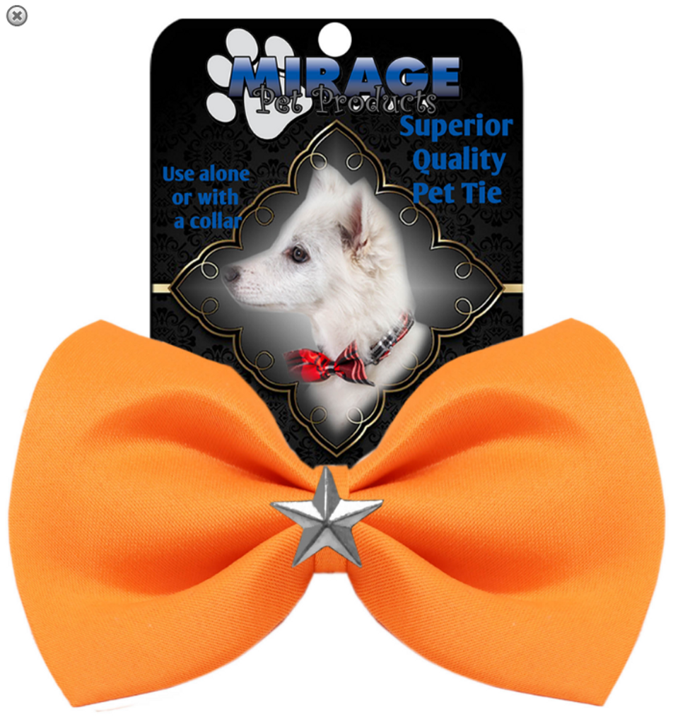 Silver Star Widget Pet Bowtie