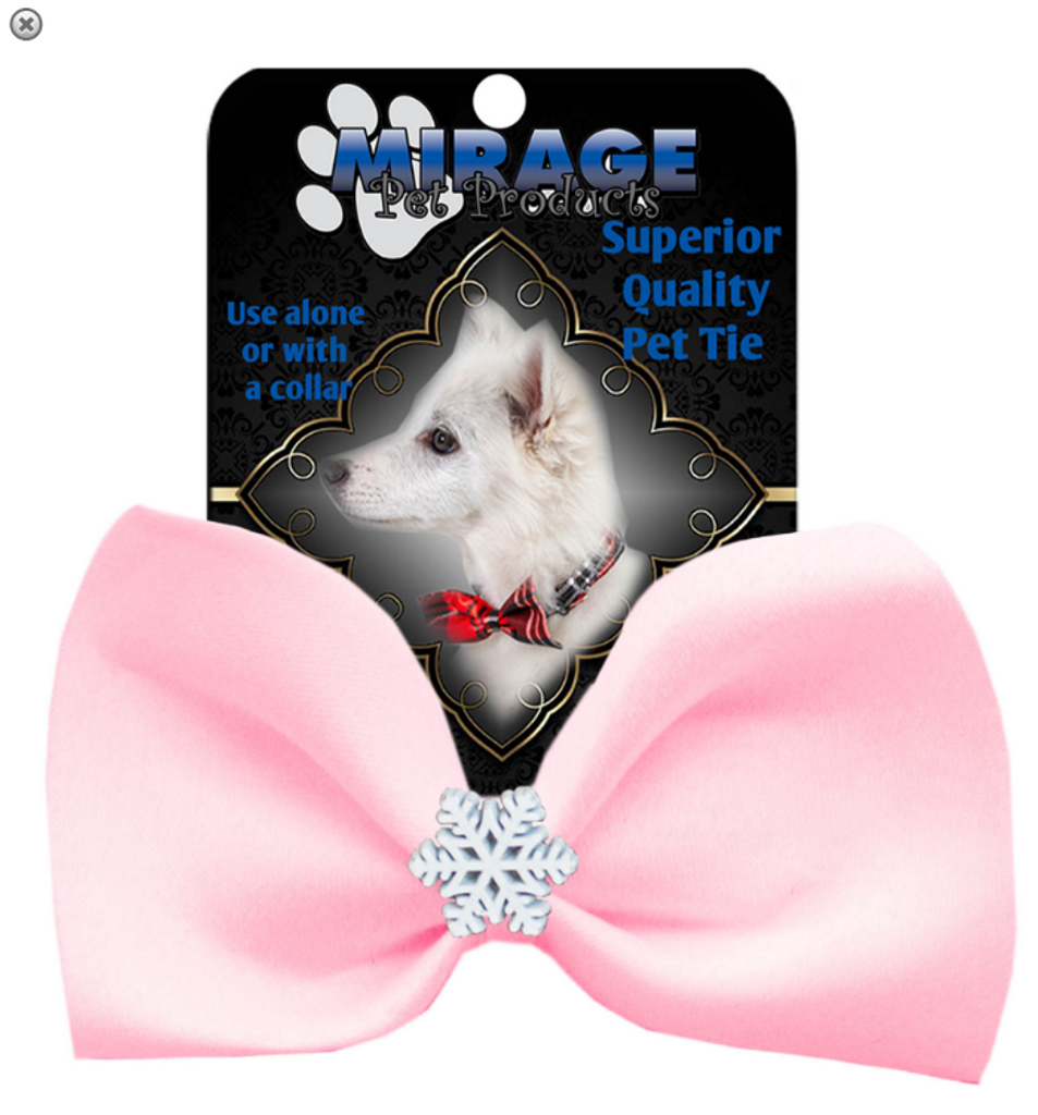 Snowflake Widget Pet Bowtie