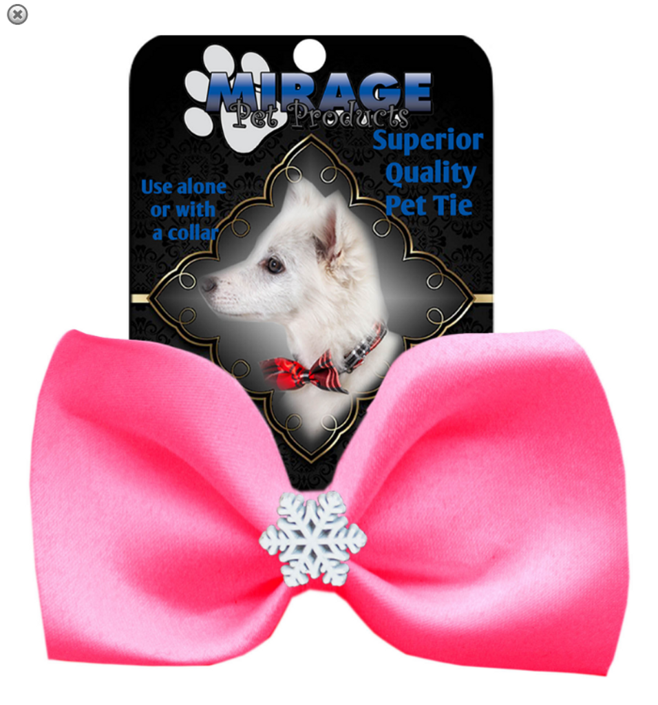 Snowflake Widget Pet Bowtie