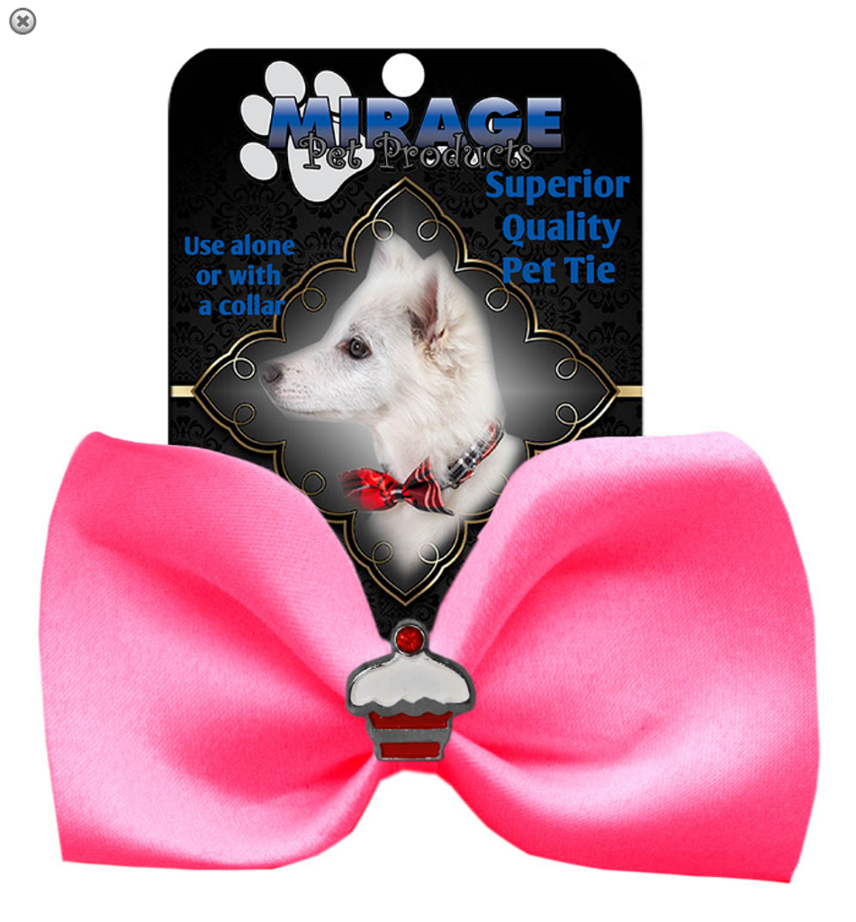 Cupcake Widget Pet Bowtie