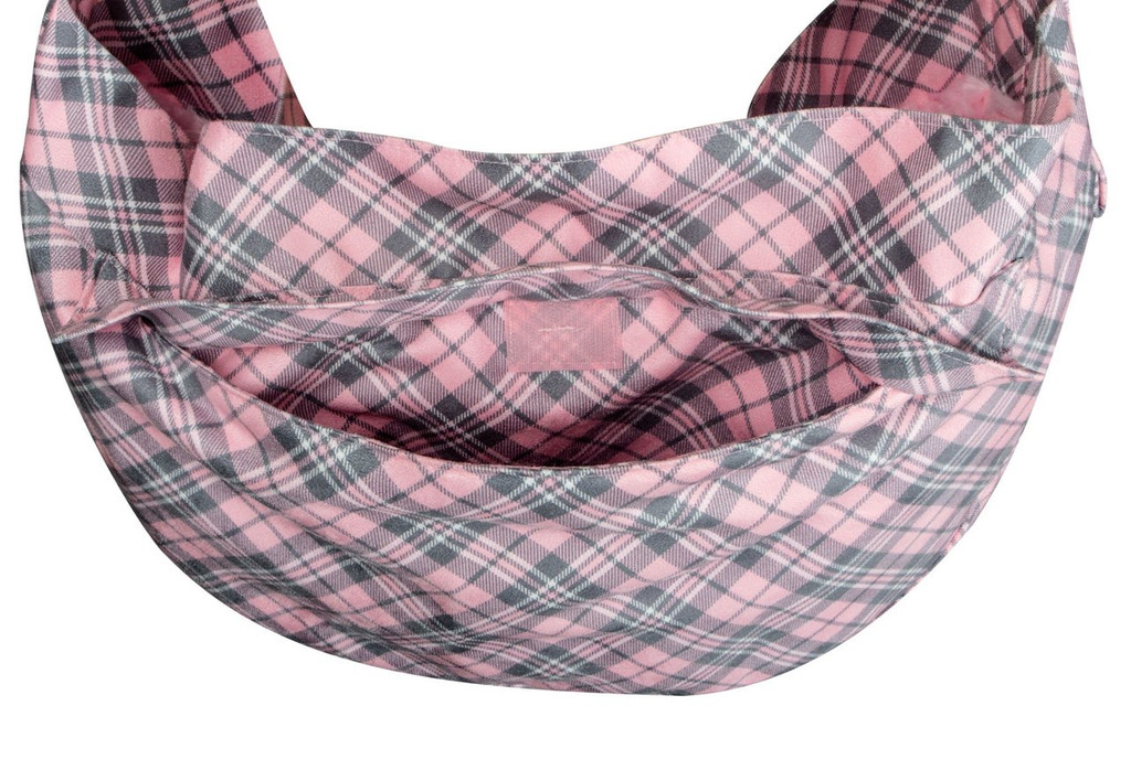 Scotty Furberry Pink Plaid Cuddle Carrier 2