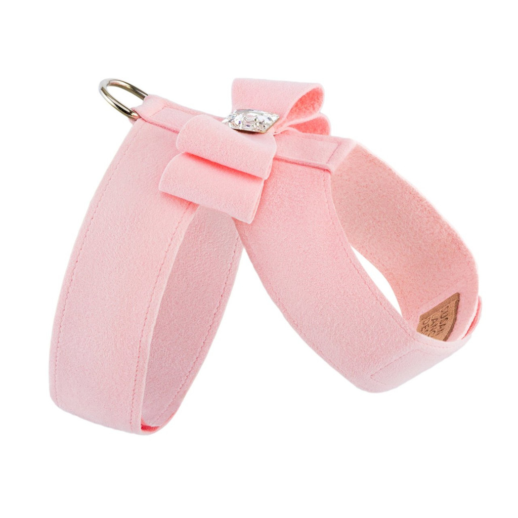 Luna Bowtique Tinkie Soft Pink Big Bow Harness 2