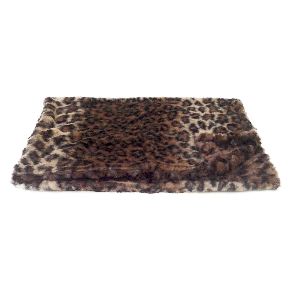 Small Blanket, Dark Brown Leopard