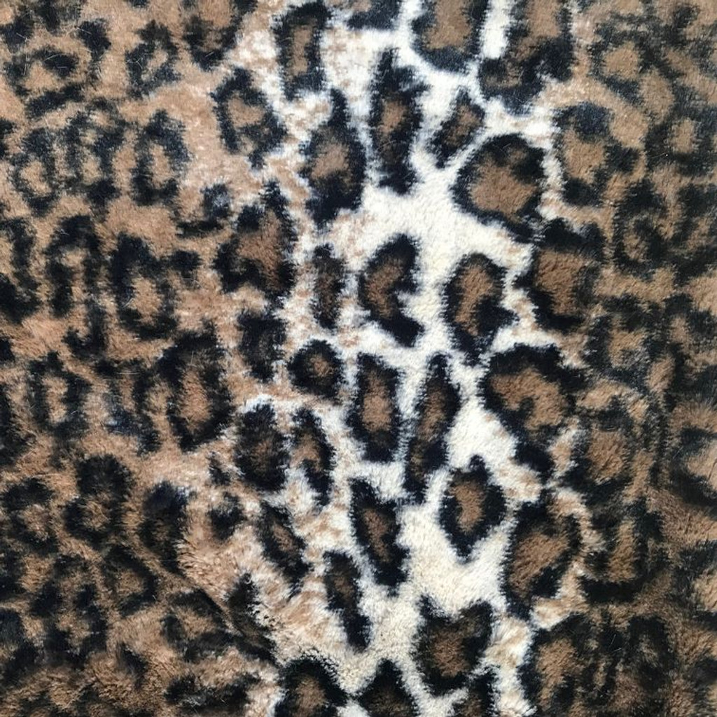 Small Blanket, Dark Brown Leopard