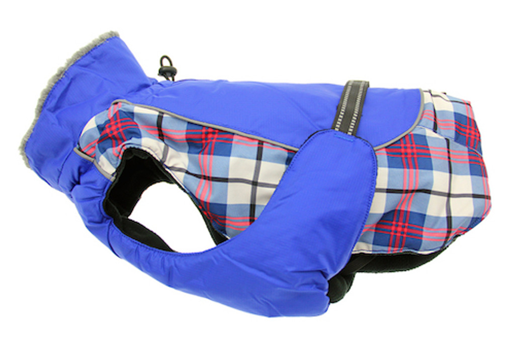 Alpine All Weather Coat ROYAL BLUE Plaid