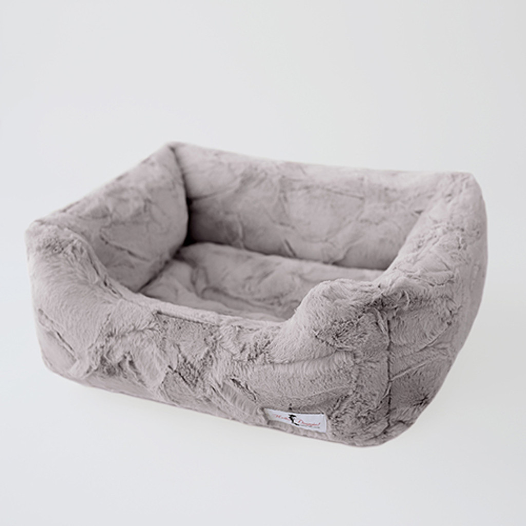 Luxe Dog Bed: Taupe