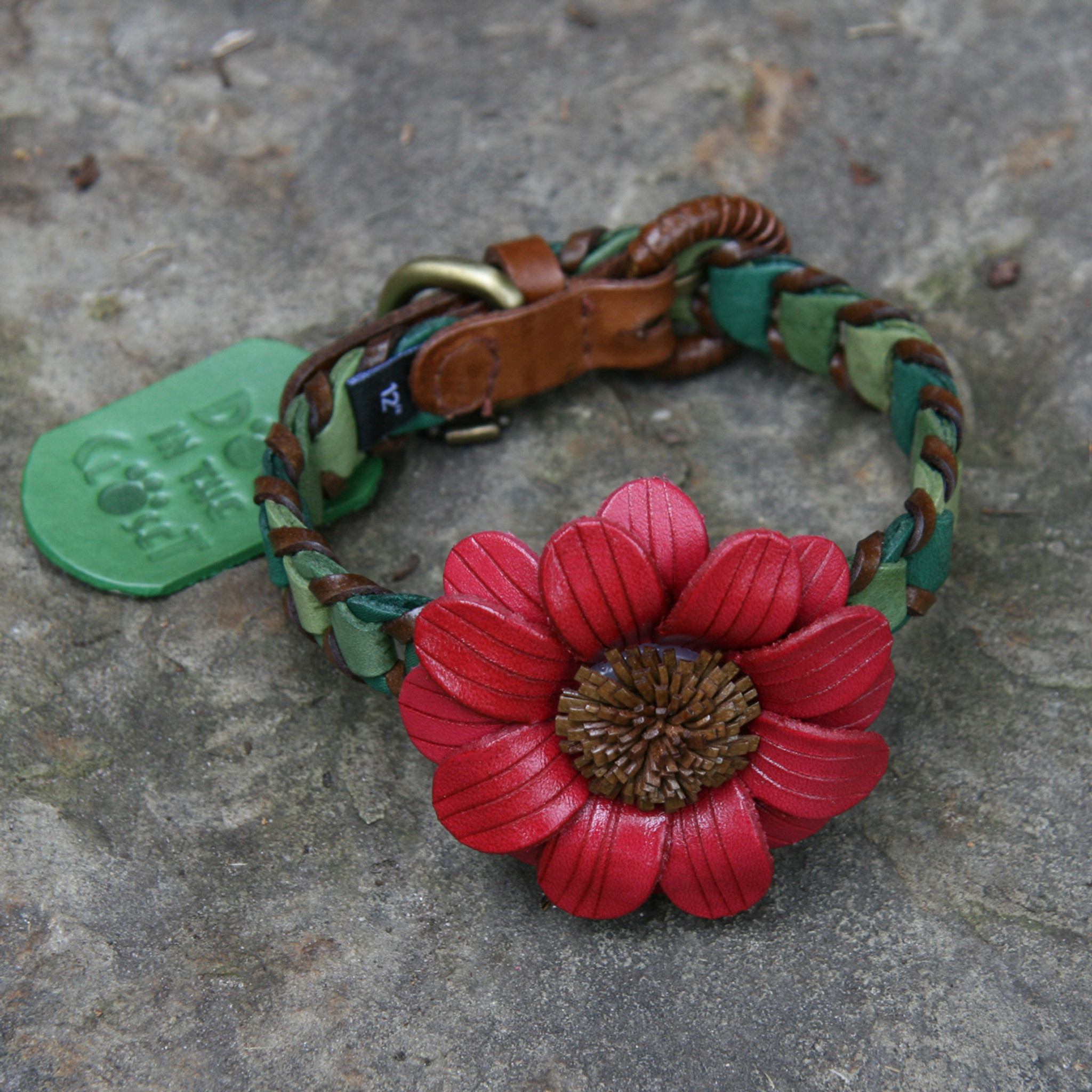 Daisy Flower Handmade Leather Bracelets