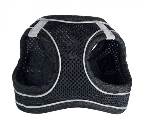 EZ Reflective Sports Mesh Harness Vest - Black