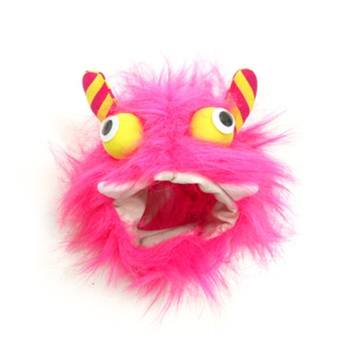 Furry Monster Hat Pink