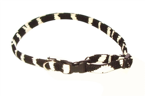Zebra Celebrity Quick Release Ultra Suede Collar
