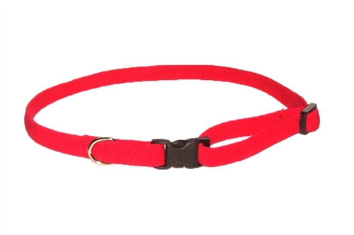 Red Celebrity Quick Release Ultra Suede Collar