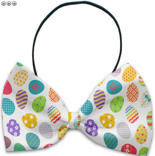 Easter Eggs Pet Bow Tie