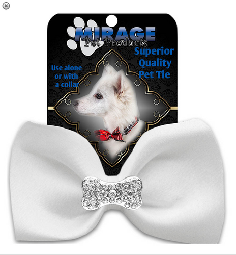 Crystal Bone Widget Pet Bowtie