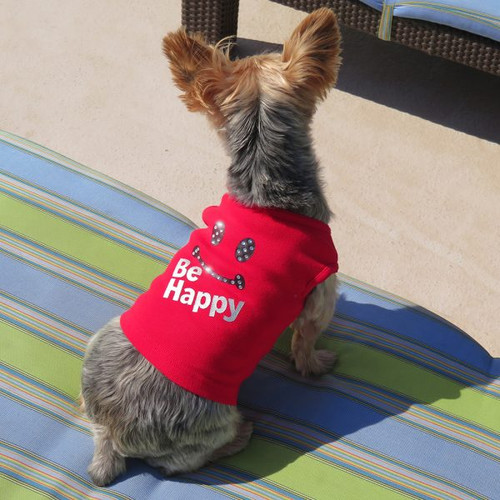 Red Be Happy Tee 3