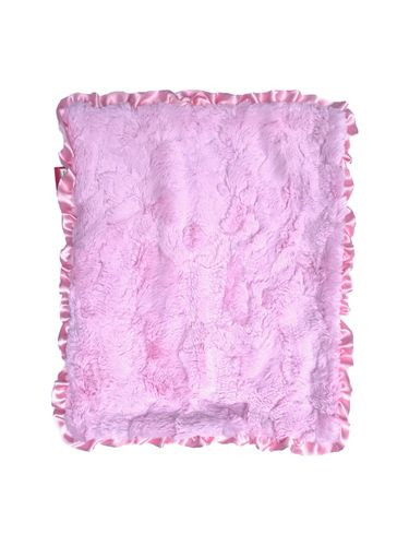 NEW Furbaby Ruffled Carrier Blanket (14x17) Bella Pink