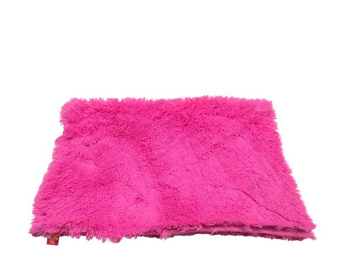 Blanket, Powder Puff in Hot Pink Small
