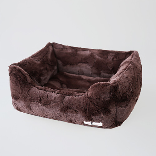 Luxe Dog Bed: Chocolate