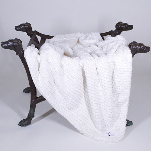 Paris Dog Blanket Collection: Ivory