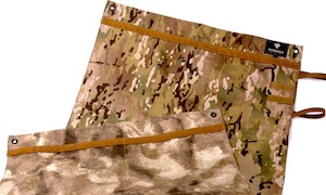 Two camo patterns on the Recon shooting mat allows users to match the terrain - Crosstac Innovations