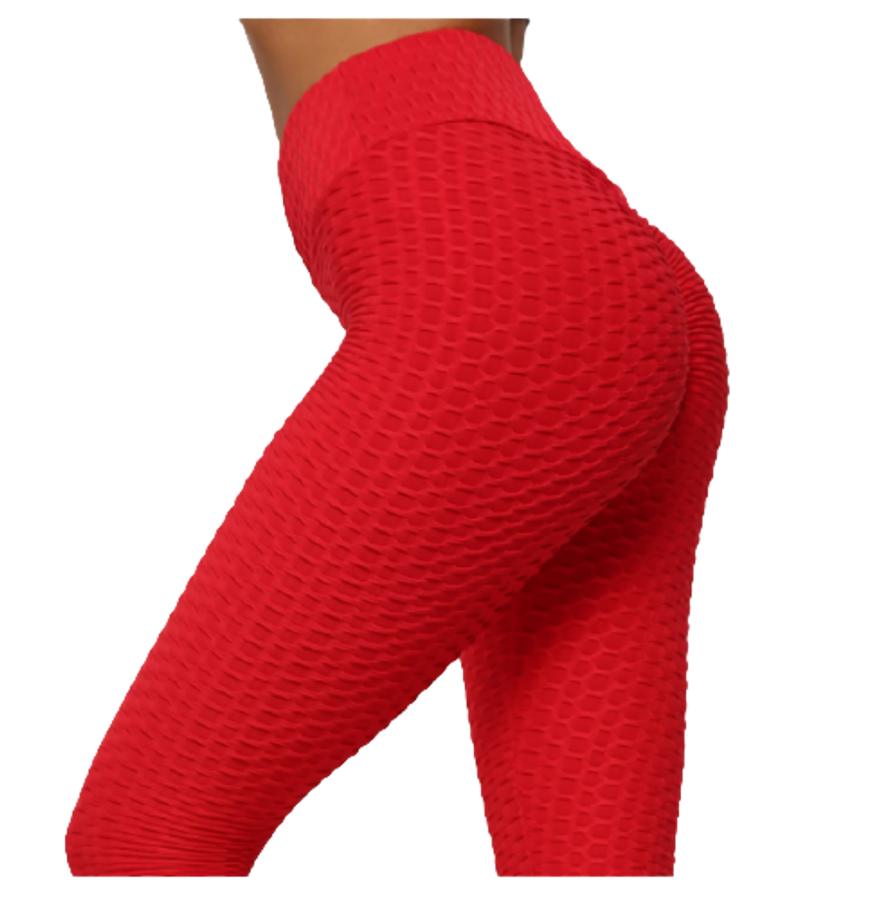 Wide Band Waist Honeycomb Textured (TikTok) Leggings