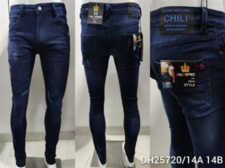 Skinny Distressed Jeans  DH25720 14A-14B