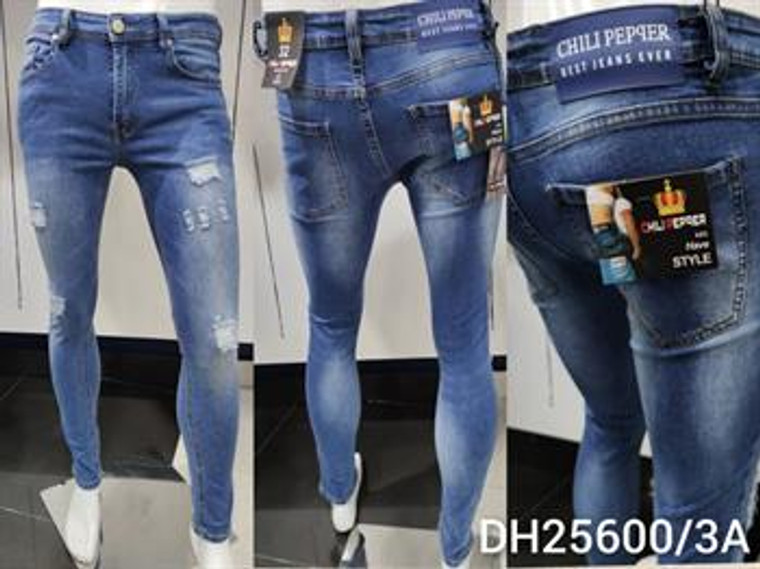 Skinny Distressed Jeans DH25600 3A