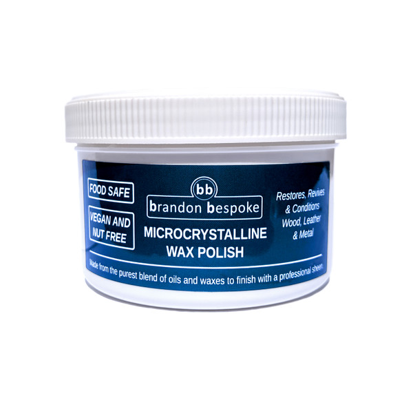 Microcrystalline Wax Polish restores, conditions and protects your material