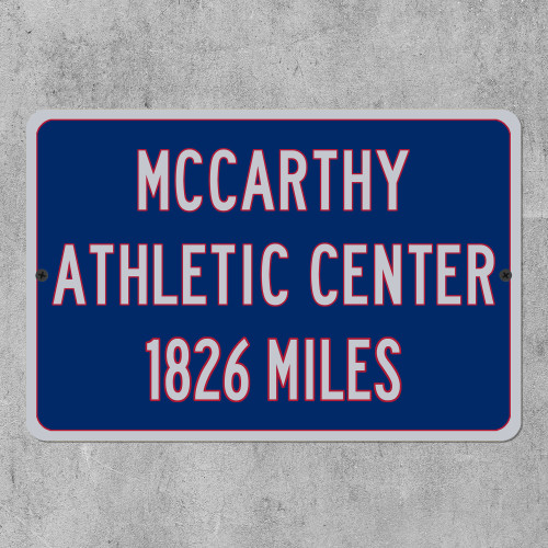McCarthy Athletic Center Custom Distance Sign - Gonzaga University Bulldogs College Basketball Zags Fan Gift