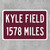 Kyle Field Custom Distance Sign - Texas A&M Aggies Fan Gift