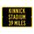 Kinnick Stadium Custom Distance Sign - Home of the Iowa Hawkeyes