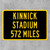 Kinnick Stadium Custom Distance Sign - University of Iowa Hawkeyes Fan Gift