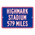 Highmark Stadium Custom Distance Sign - Buffalo Bills Fan Gift