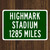 Highmark Stadium Custom Distance Sign - Buffalo Bills Fan Gift