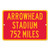 Arrowhead Stadium Custom Distance Sign - Kansas City Chiefs Fan Gift
