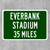 Everbank Stadium Custom Distance Sign - Jacksonville Jaguars Fan Gift
