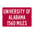 University Of Alabama Custom Distance Sign - Crimson Tide Fan Student Alumni Gift