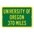University Of Oregon Custom Distance Sign - Oregon Ducks Fan Student Alumni Gift