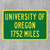 University Of Oregon Custom Distance Sign - Oregon Ducks Fan Student Alumni Gift